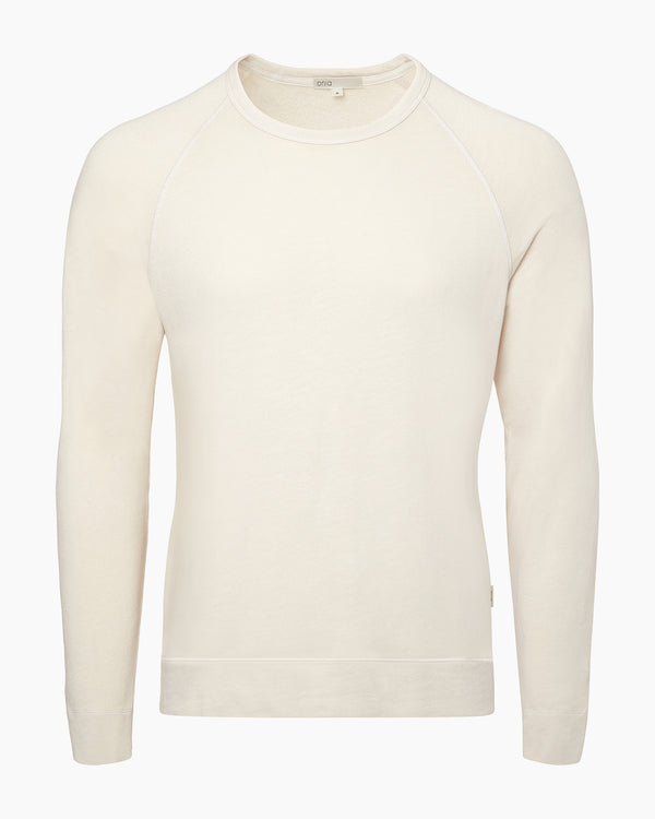 onia Slub Terry Crewneck Sweater Stone