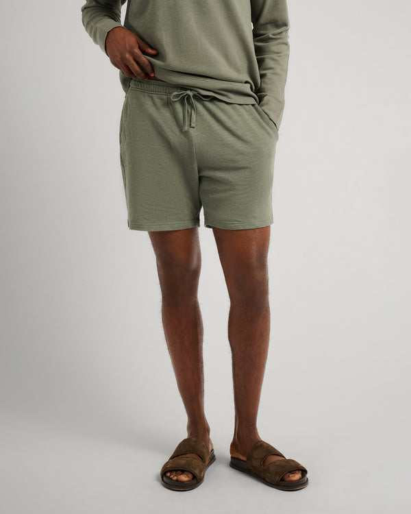 Onia Slub Terry Short 6" Agave
