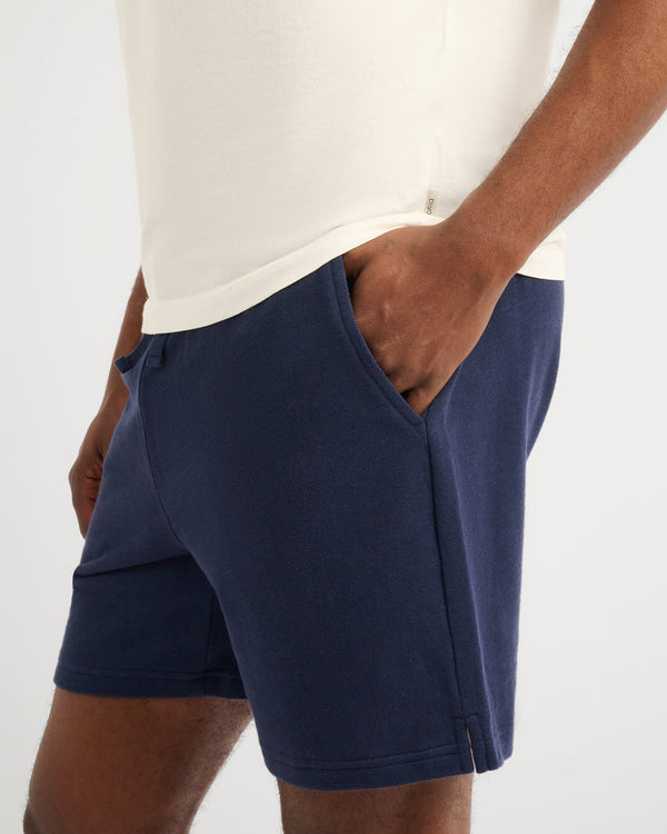 Onia Slub Terry Short 6" Deep Navy