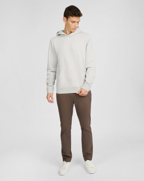 Onia Stretch Terry Pullover Hoodie Lunar Grey