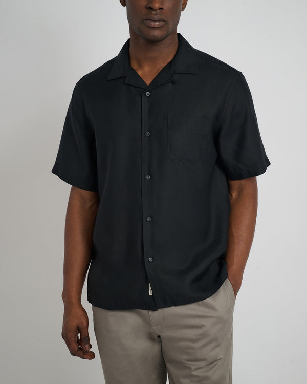 Onia Tencel Vacation Shirt Black