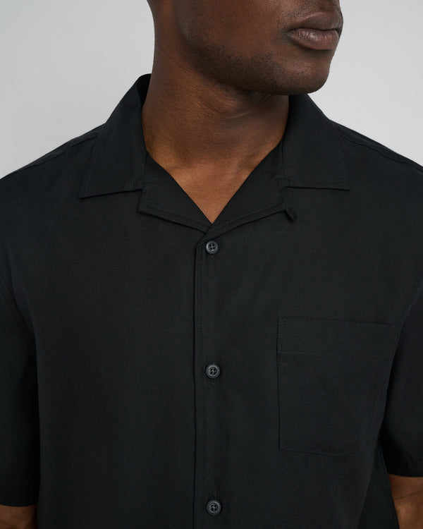 Onia Tencel Vacation Shirt Black