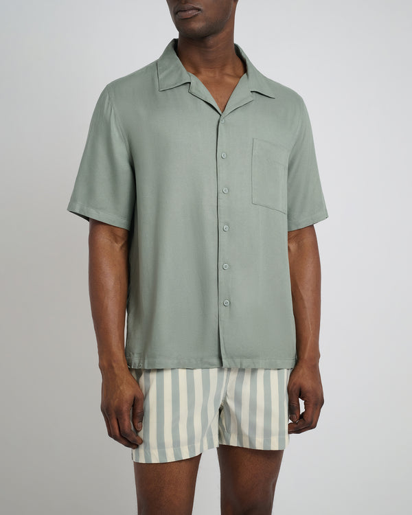 Onia Tencel Vacation Shirt Sage