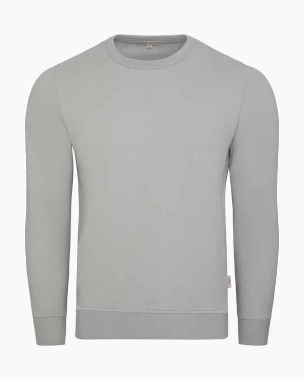 onia Terry Crewneck Sweater Lunar Grey