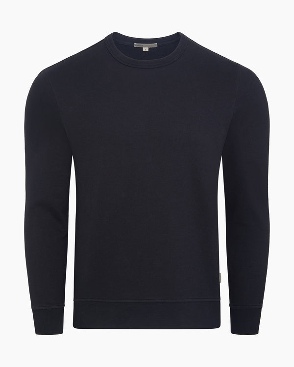 onia Terry Crewneck Sweater Midnight