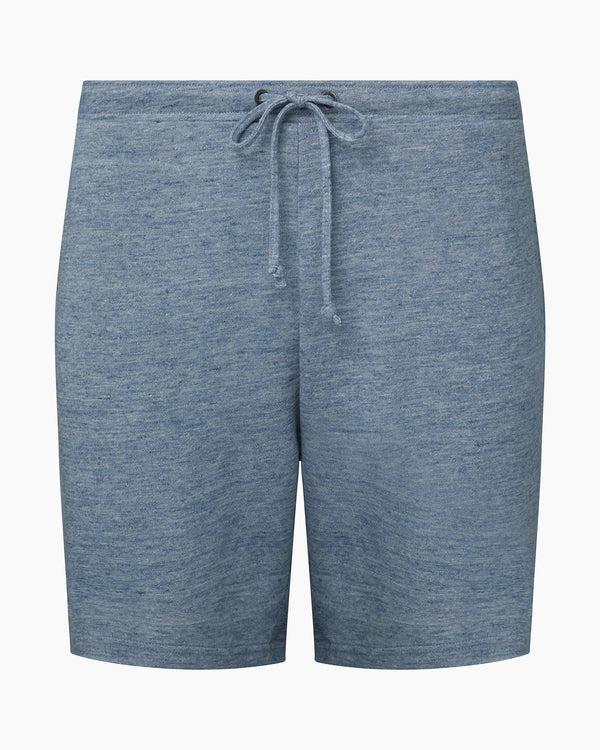 onia Terry Linen Short 6" Light Blue