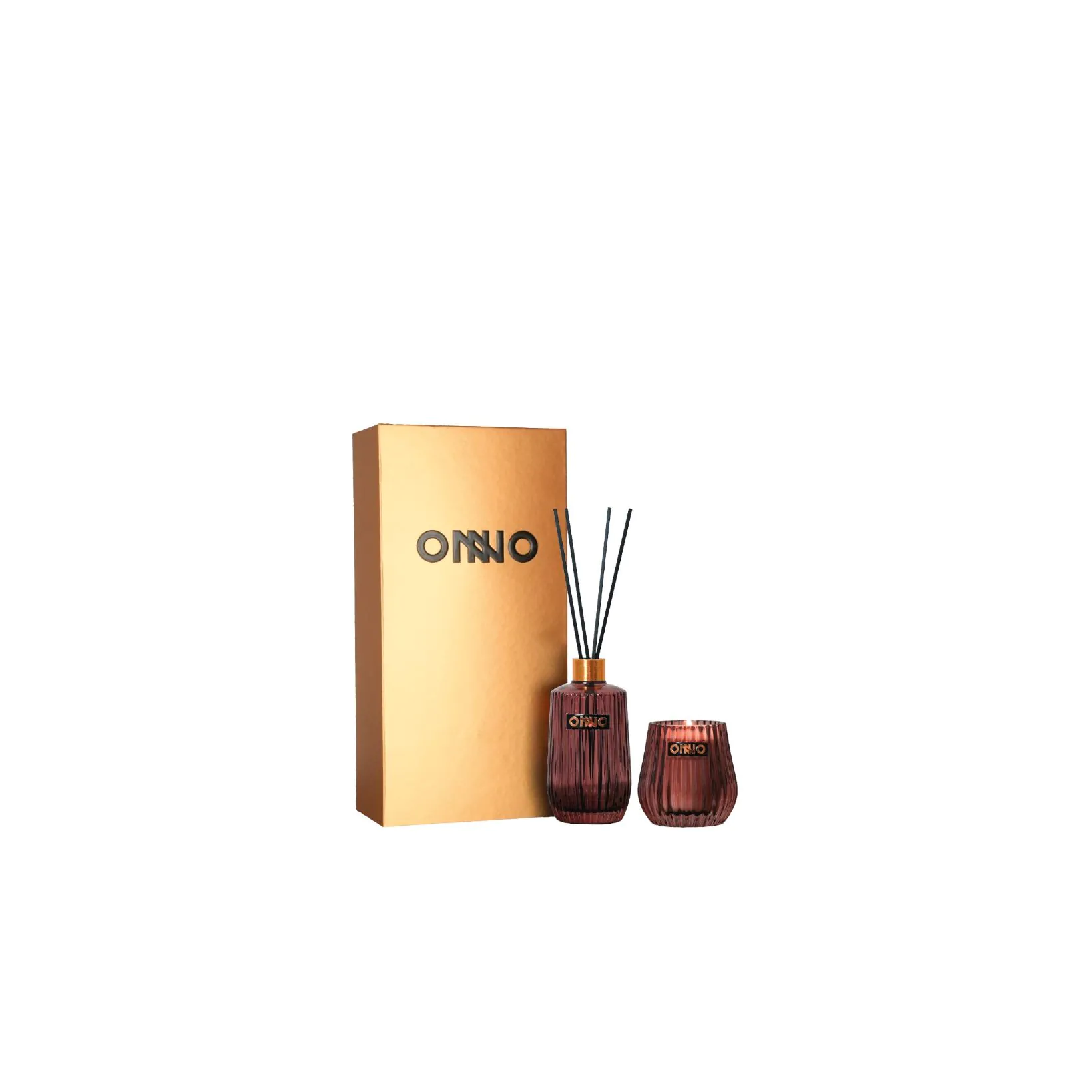 onno collection Gift Set: Eclectic Candle + Diffuser Precious Oud