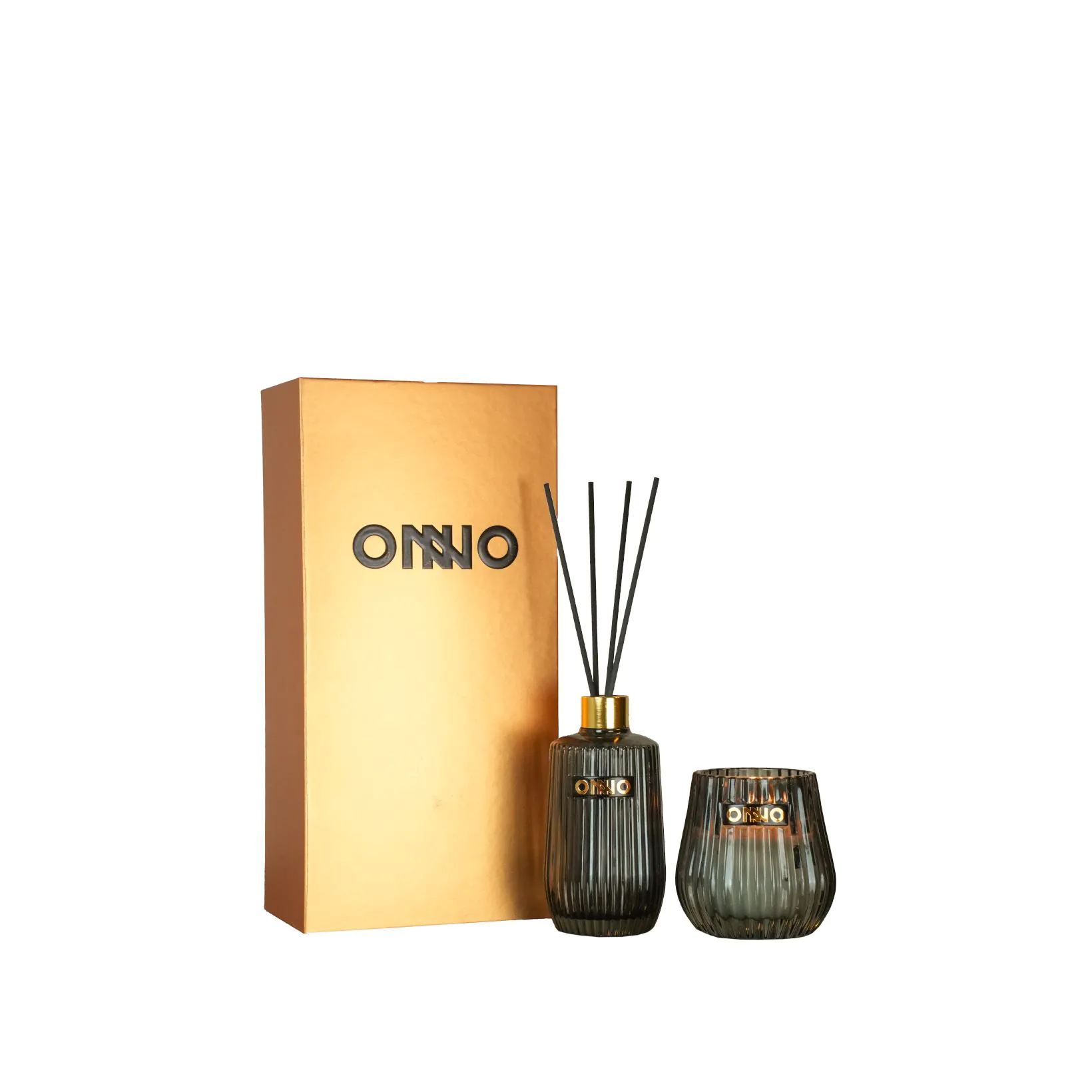 Onno Collection Gift Set: Eclectic Candle + Diffuser Zanzibar