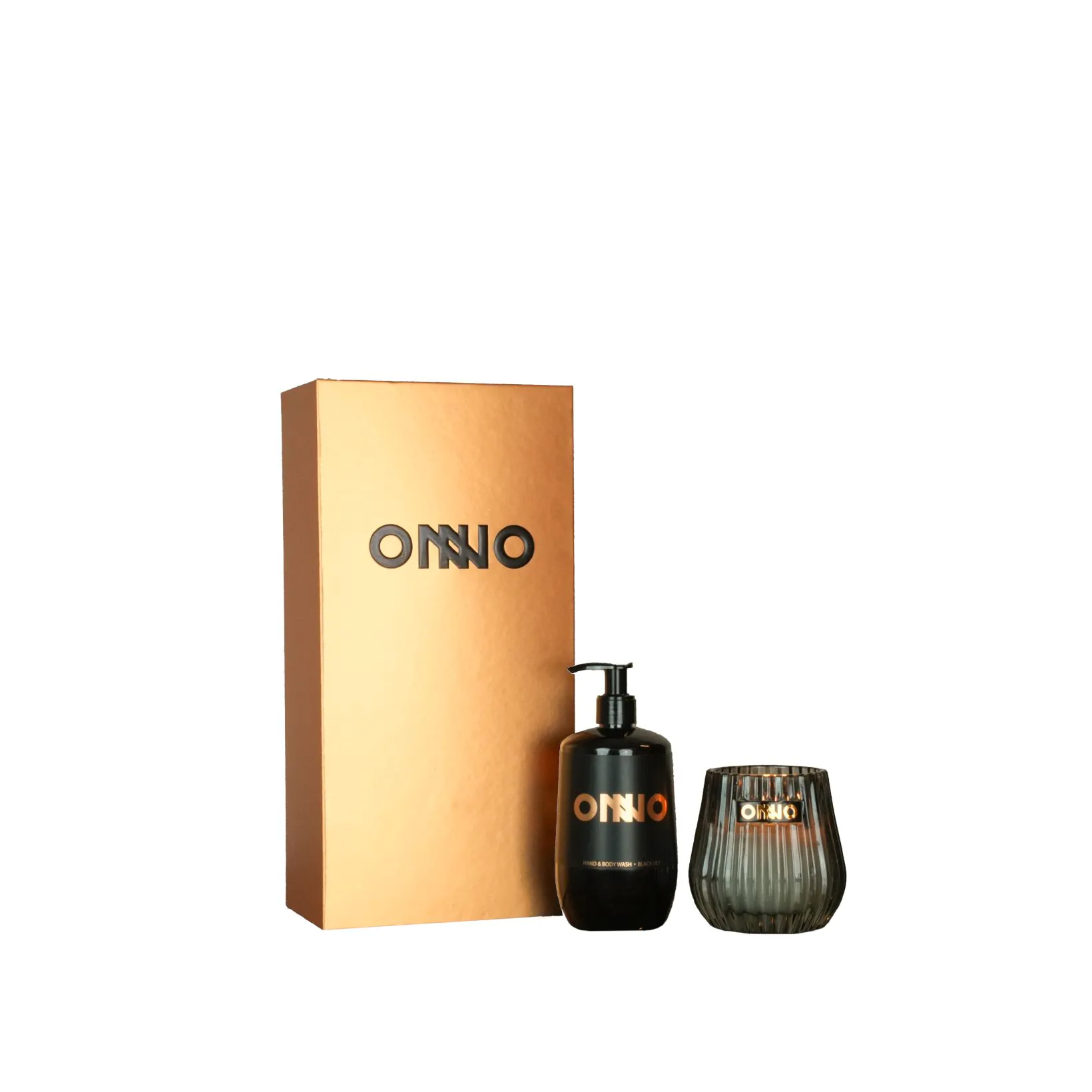 onno collection Gift Set: Eclectic Candle + Handsoap Black Lily