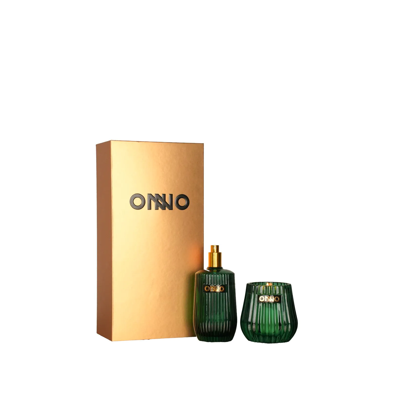 onno collection Gift Set: Eclectic Candle + Roomspray Sage
