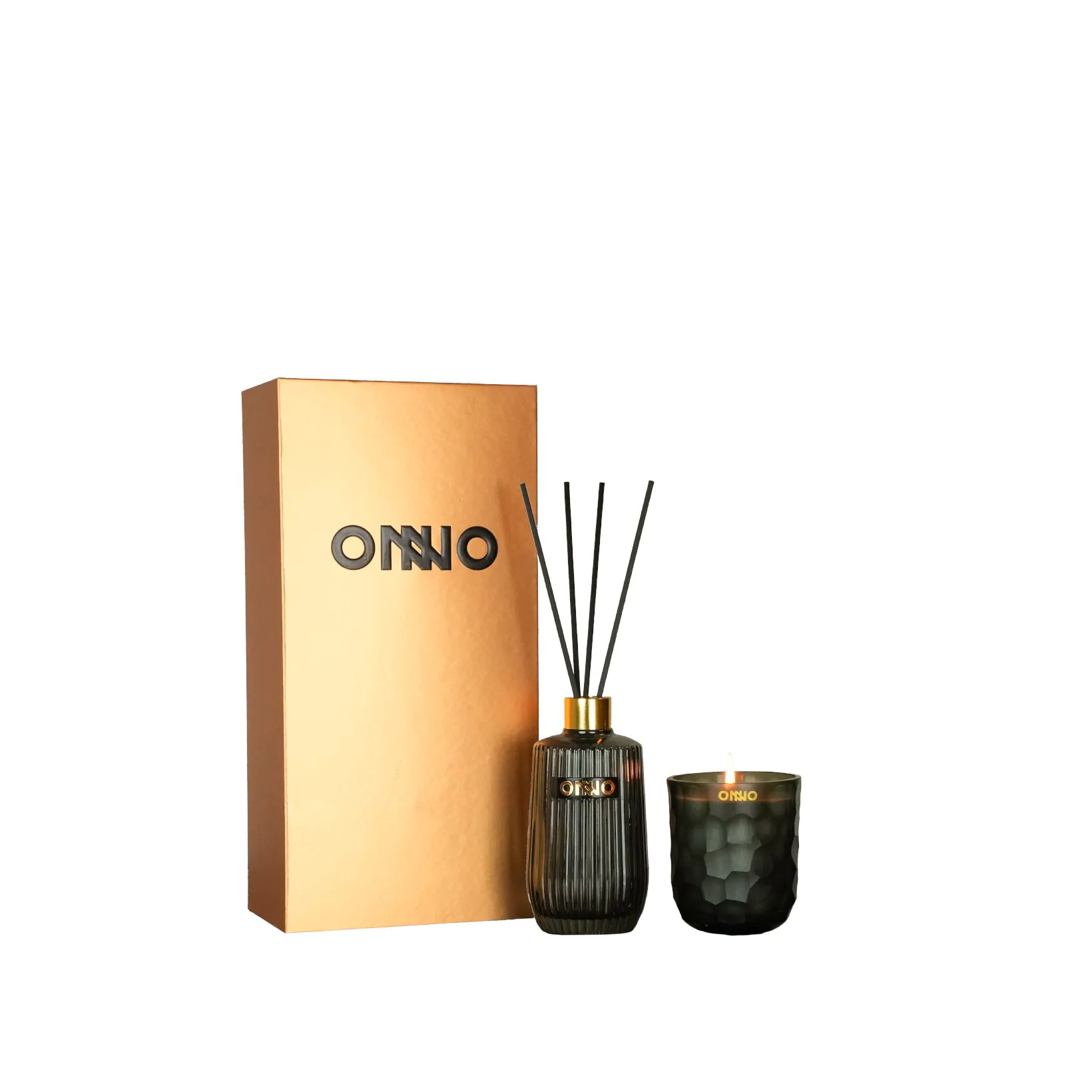 Onno Collection Gift Set: Eternal Candle + Eclectic Diffuser