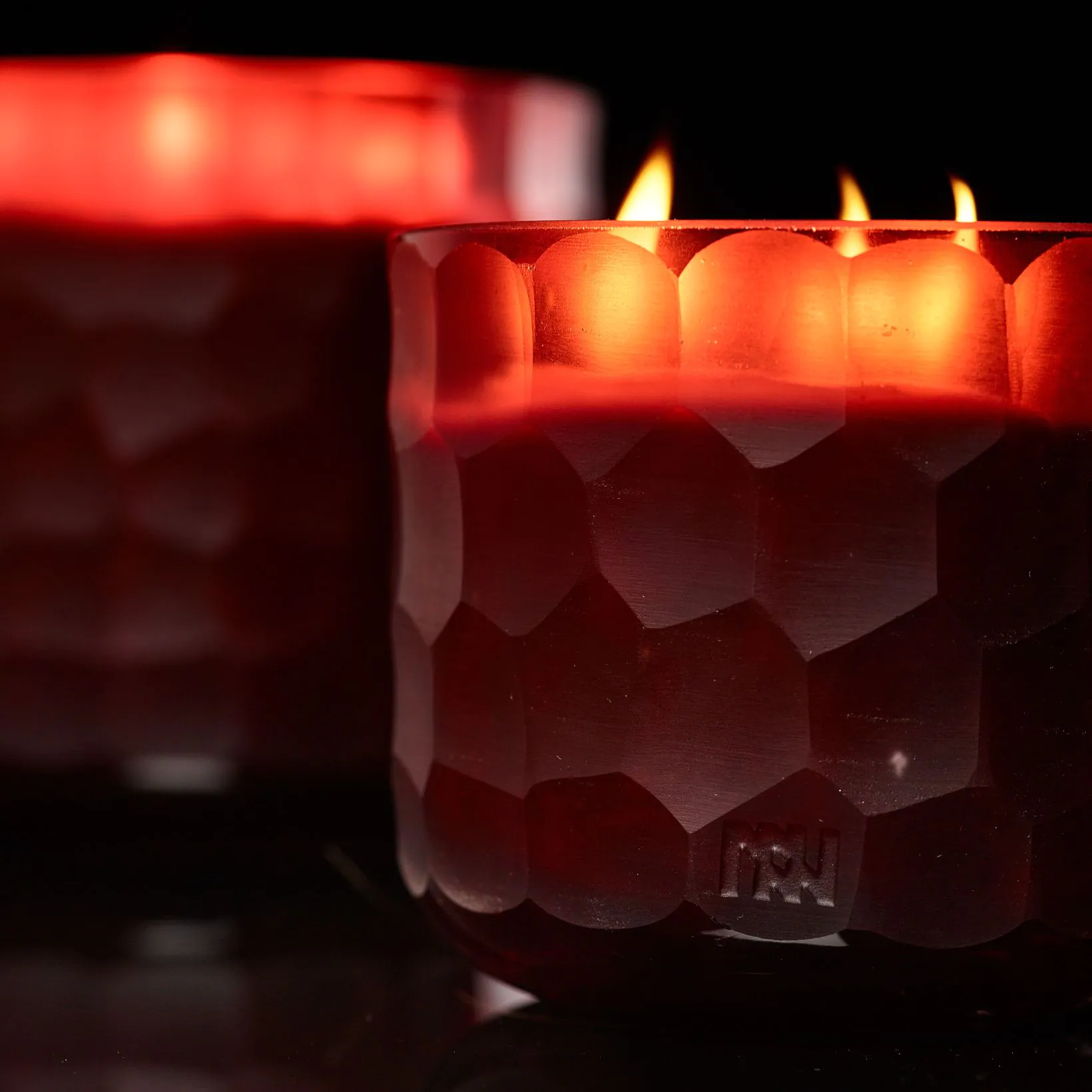 Onno Collection Circle Red Candle
