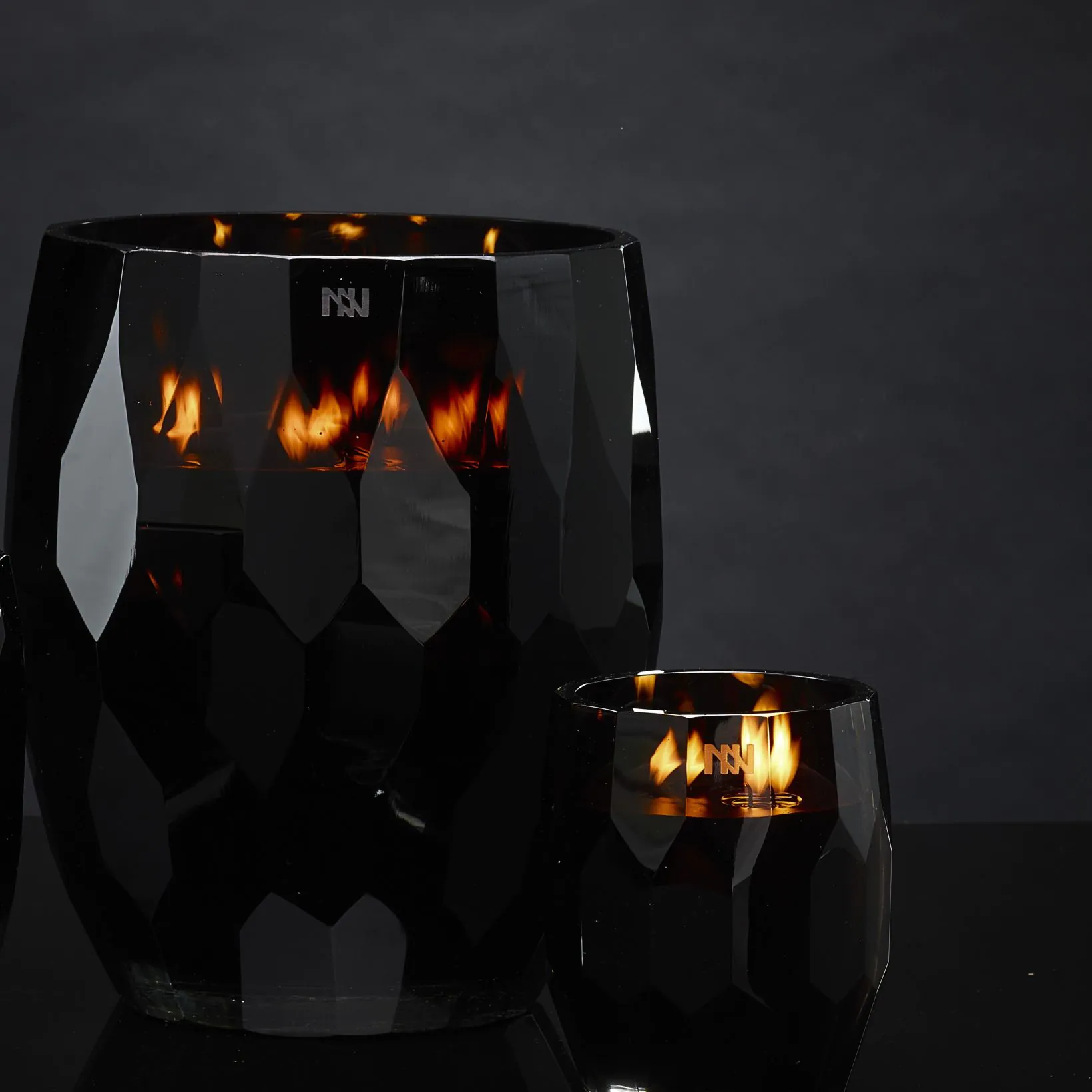 Onno Collection Jewel Black Candle
