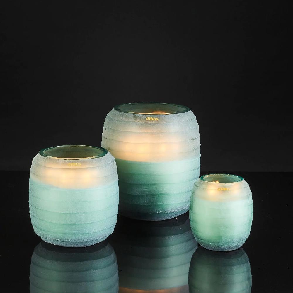 Onno Collection Waves Blue Candle