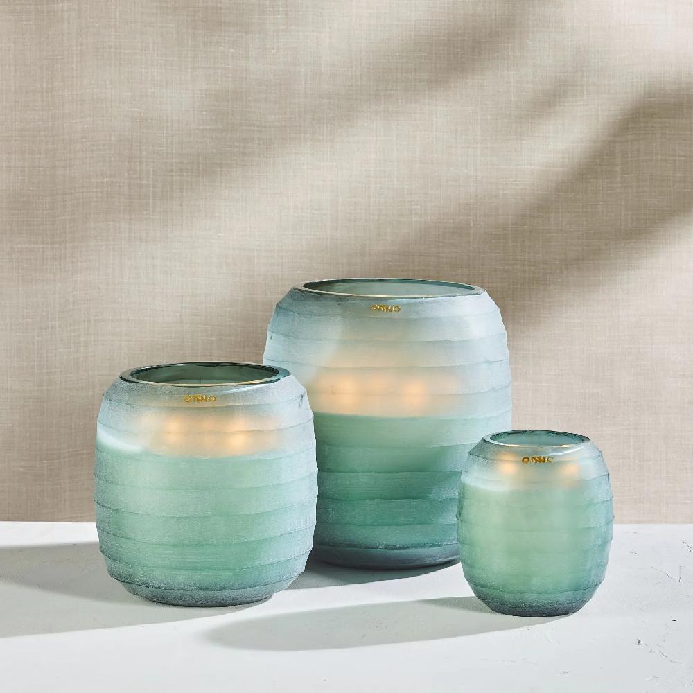 Onno Collection Waves Blue Candle