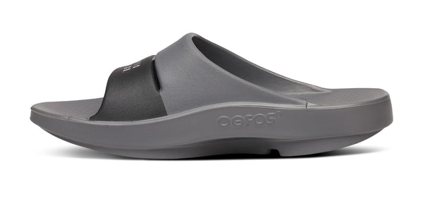 Oofos BAUER/OOFOS Women's OOahh Sport Slide Sandal – Slate