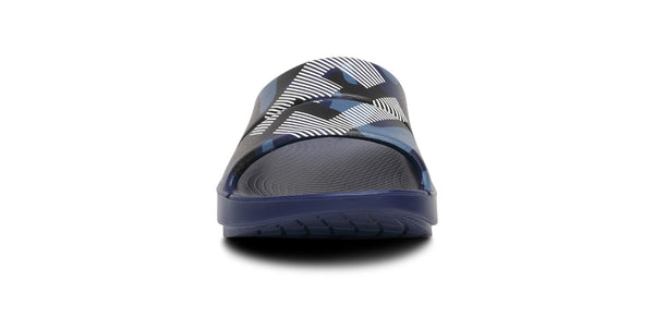 Oofos FJ X OOFOS Men's OOahh Sport Slide Sandal - Navy Camo