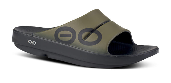 oofos Men's OOahh Sport Slide Sandal - Tactical Green