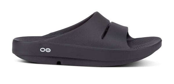 Oofos Men's OOahh Slide Sandal - Black