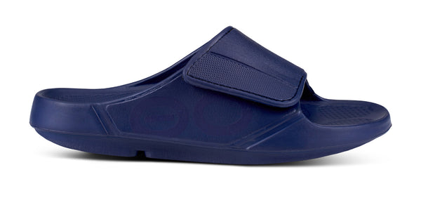 Oofos Men's OOahh Sport Flex Sandal - Navy