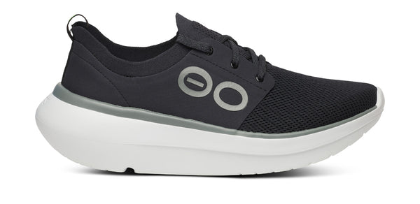 Oofos Men's OOmy Stride - White Black