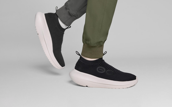 Oofos Men's OOmy Zen - Chalk Black