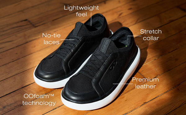 Oofos Women's Club+ Black