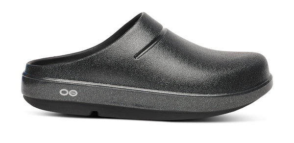 Oofos Women's OOcloog Luxe Clog - Black Sparkle