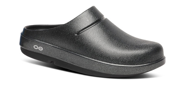 oofos Women's OOcloog Luxe Clog - Black Sparkle
