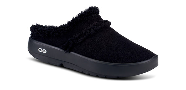 oofos Women's OOcoozie Mule Shoe - Black (FINAL SALE)