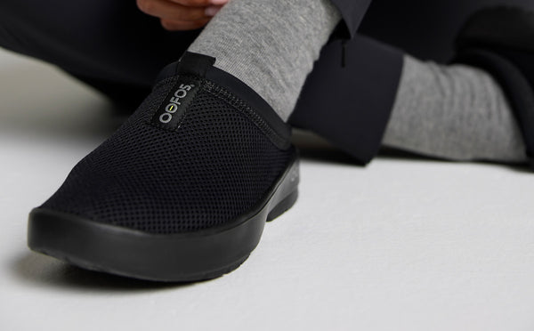 Oofos Women's OOcoozie Sport Mule - Black