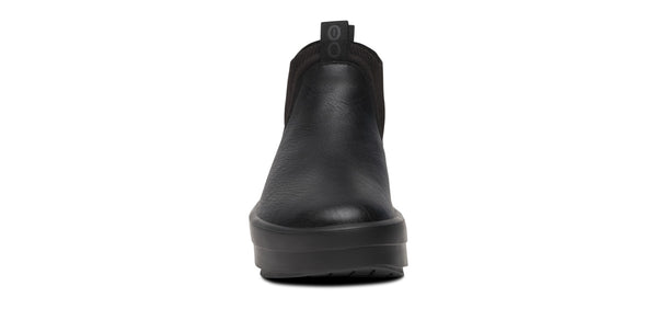 Oofos Women's OOmega Leather Londoner - Black