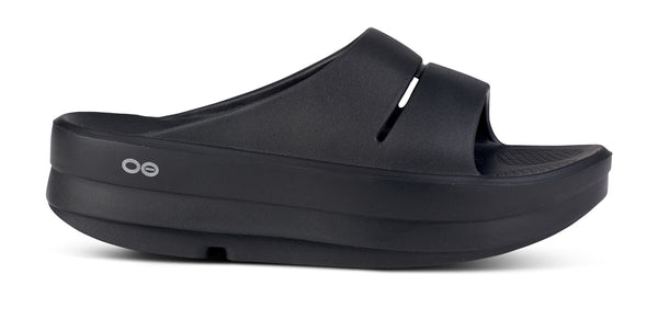 Oofos Women's OOmega OOahh Sandal - Black