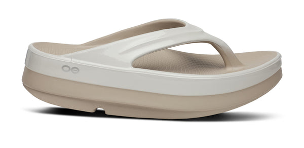 Oofos Women's OOmega OOlala Stacked Sandal - Fog