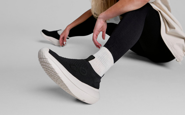 Oofos Women's OOmy Zen - Chalk Black