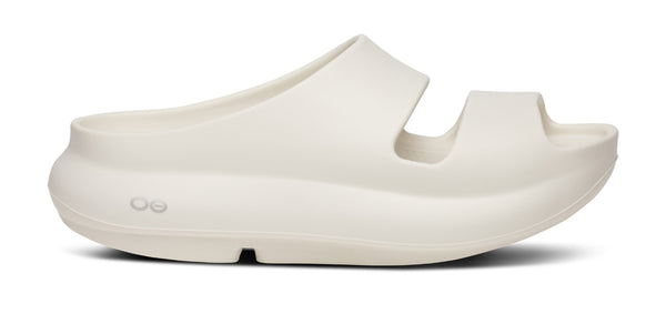 Oofos Women's OOyea Slide Sandal - Chalk