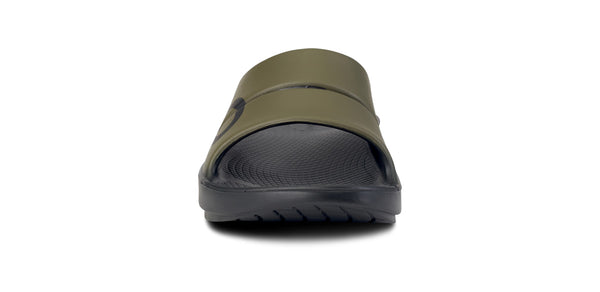 Oofos Women's OOahh Sport Slide Sandal - Tactical Green