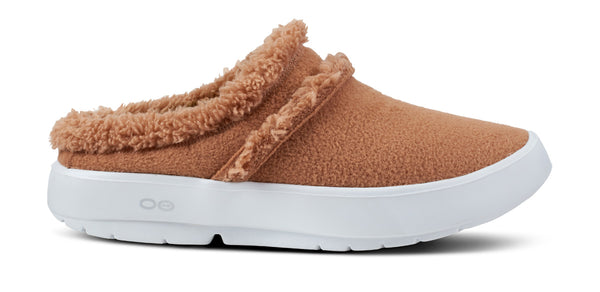 Oofos Women's OOcoozie Mule Shoe - Chestnut (FINAL SALE)