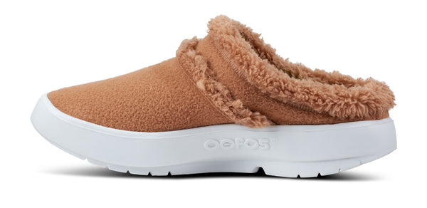 Oofos Women's OOcoozie Mule Shoe - Chestnut (FINAL SALE)