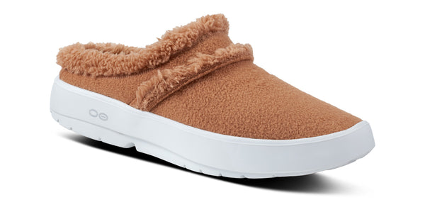 oofos Women's OOcoozie Mule Shoe - Chestnut (FINAL SALE)