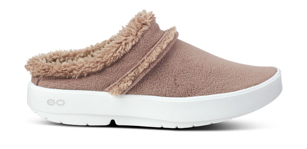 Oofos Women's OOcoozie Mule Shoe - Chocolate (FINAL SALE)