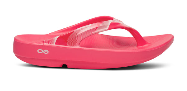 Oofos Women's OOlala Limited Sandal - Neon Berry Breeze