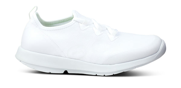 Oofos Women's OOmg Sport LS Low Shoe - White (FINAL SALE)