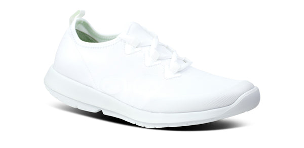 oofos Women's OOmg Sport LS Low Shoe - White (FINAL SALE)