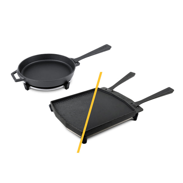 ooni Ooni Dual Sided Grizzler Pan and Skillet Pan Bundle