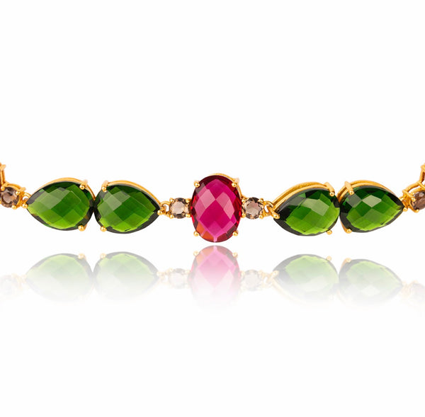 Opuline Watermelon Necklace