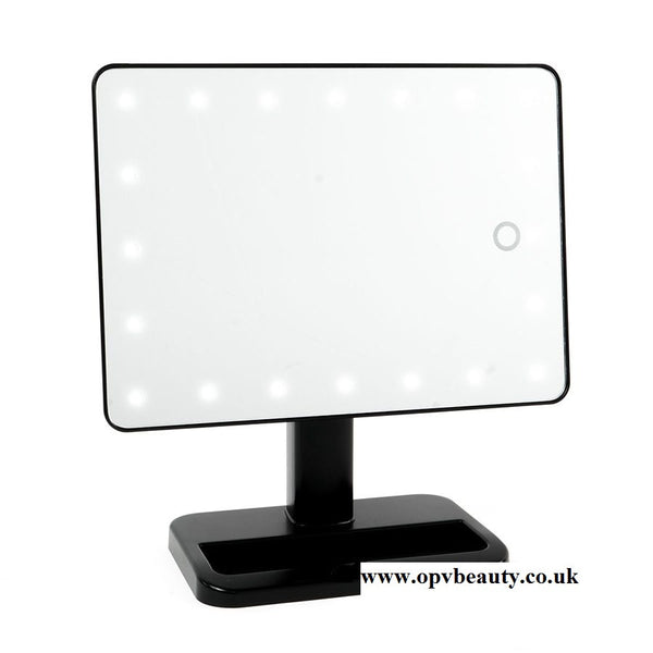 Opv Beauty Black OPV Touch XL Dimmable LED Makeup Mirror With Detachable Round Mi