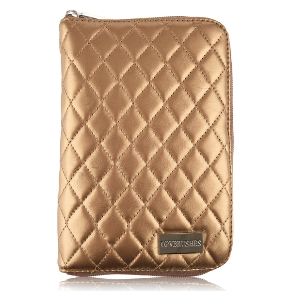 Opv Beauty 15 Pcs Golden Brush Set