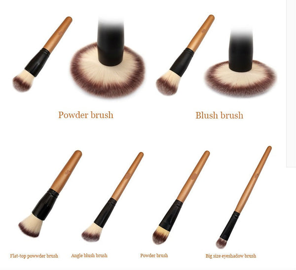 Opv Beauty 15 Pcs Golden Brush Set