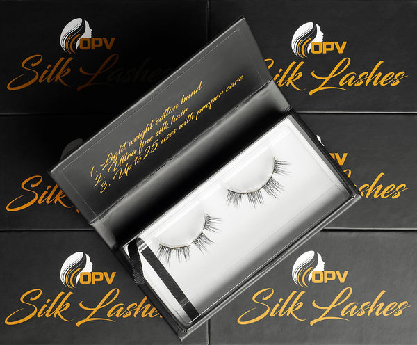 Opv Beauty Eyelashes - 100% Real Silk (Queen)